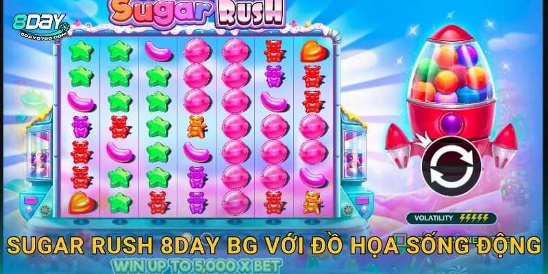 Sugar Rush 8day bg - Cơn Lốc Kẹo Ngọt Bùng Nổ 2 Sugar Rush 8day bg với đồ họa sống động